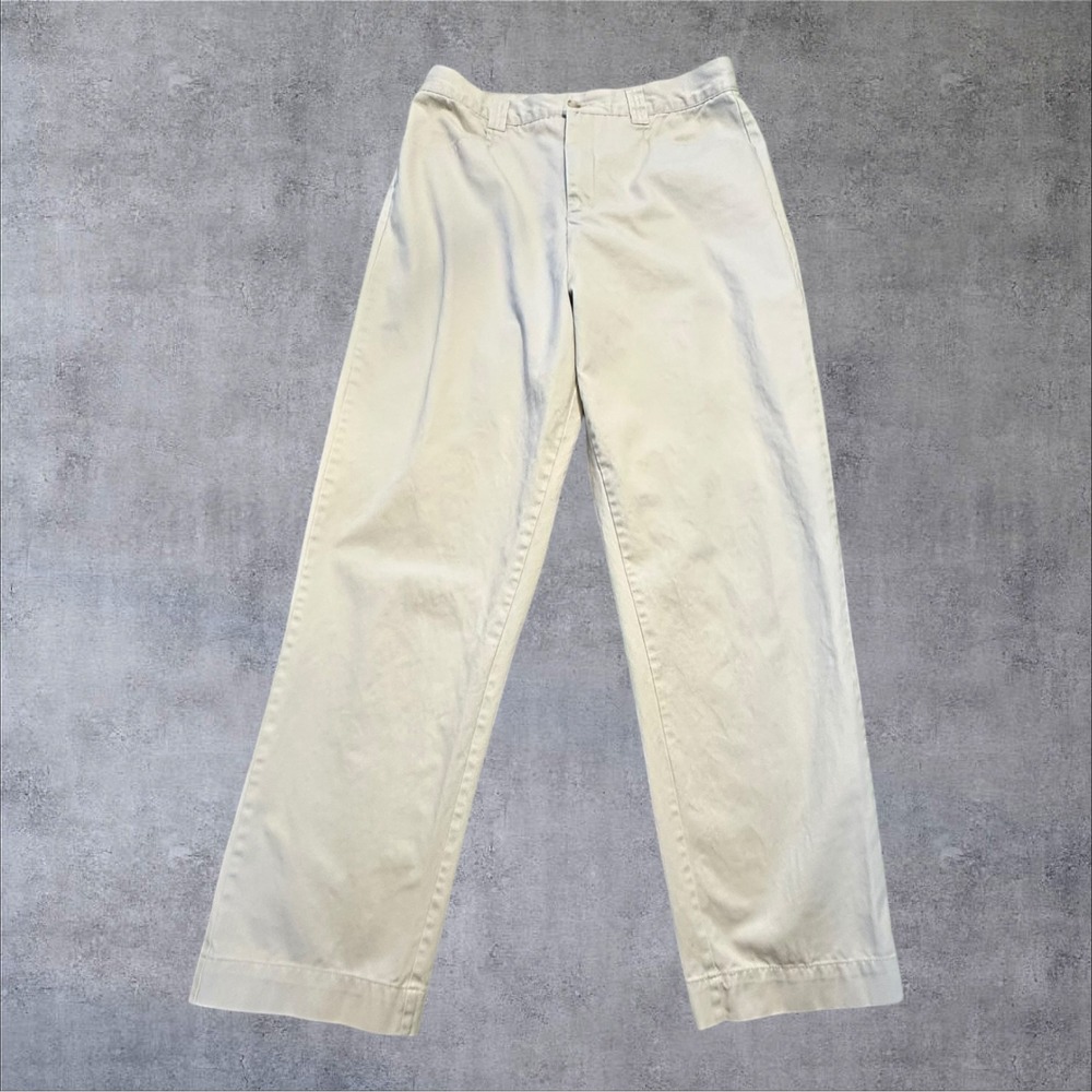 Mountain Lake Y2K Khaki Pants Womens 12 Short Cotton Straight Leg